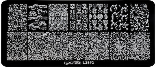 Luxorise Nageldesign Metallbriefmarken Einhorn Zukunft
