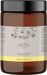 Violet Haarmaske Für Farbschutz Mit Keratin 1000ml Violet Haarmaske Für Farbschutz Mit Keratin 1000ml