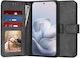 Techsuit Diary Book Synthetisches Leder Schwarz (Motorola Edge 70 Fusion 5G)