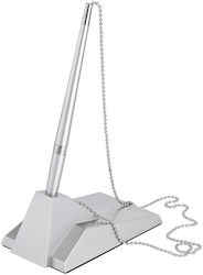 Alco Pen Adhesive Holder Metal Chain Alco Silver Alco Pen Adhesive Holder Metal Chain Alco Silver