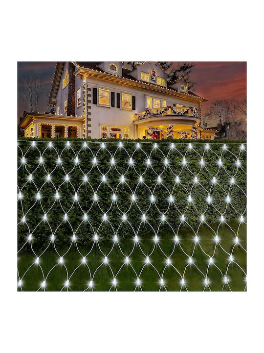 Led Garden Light Net 192 Diodes 8 Modes Waterproof Curtain 3x2 M