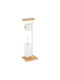 Relaxdays Metallic White Paper Holder 4052025868406