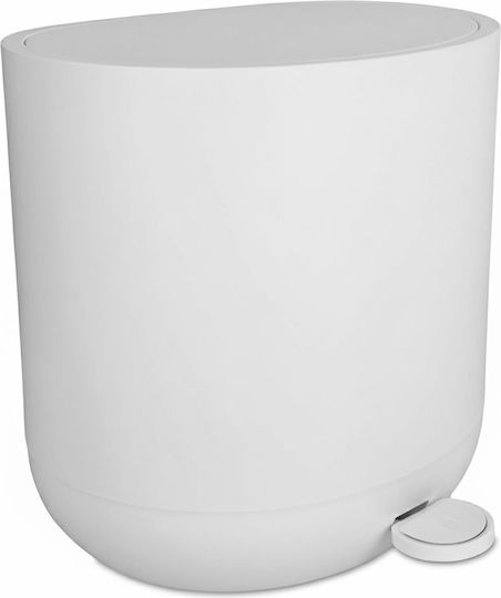Relaxdays Coș De Baie Din Plastic 7l Alb