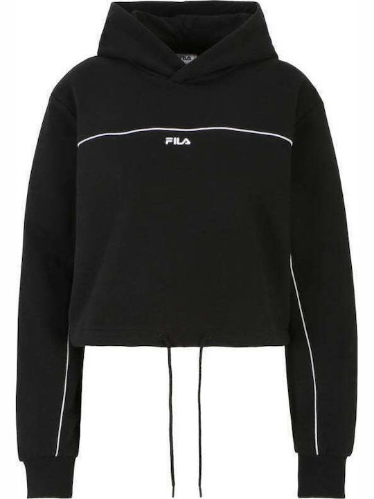 FILA Γυναικείο Φούτερ με Κουκούλα Black