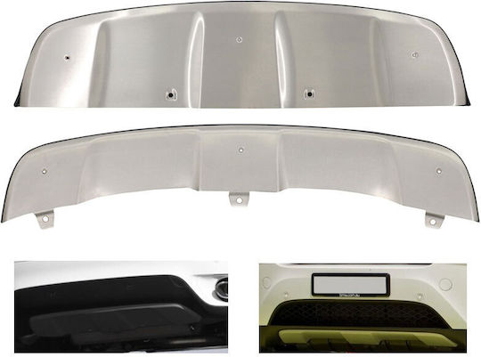 Diffuser Εμπρος & Πισω Bmw X6 E71 2008-2014 Ανοξειδωτο Ατσαλι