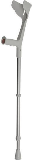 Magic-twin Aluminum Elbow Crutch Gray Adjustable Height Up to 130kg
