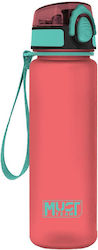 Must Team Plastic Kids Water Bottle Red 670ml