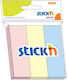 Hopax Stick Notes Index 76 X 25 Mm Set 3 X 50 Foi Stick'n 3 Culori Pastelate