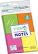 Hopax Notițe Autocolante 38 X 51 Mm Set 4 X 50 Foi Stick'n 4 Culori Fluorescente