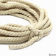 Șiret Bumbac Răsucit 6mm 227100528 Ecru 1 Metru