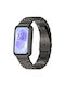 Techsuit Tragbare Bänder Rostfreier Stahl Schwarz Huawei Band 11