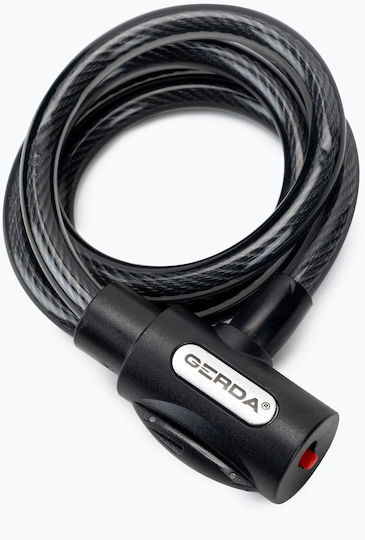 Gerda Flex 1200/12v Bicycle Lock Black