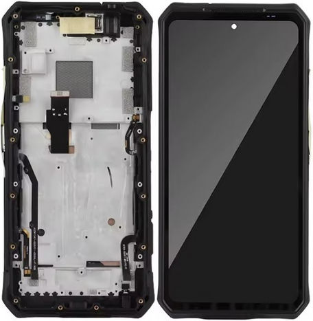 Ulefone Screen with Touch Mechanism and Frame for Ulefone Armor 28 Pro / 28 Ultra / 28 Ultra Thermal Black