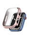 Plastic Case with Tempered Glass in Rose Gold Colour for Apple Watch Series 10
