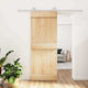 Sliding Door Natural White 80 x 210 cm 3445027 ...