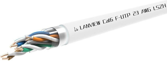 Lanview U/UTP Cat.6 (Gigabit) Καλώδιο Δικτύου Ethernet