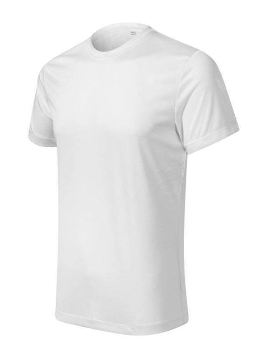 Malfini Мъжка рекламна тениска White