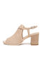 Damen Sandalen Gelbe Leder