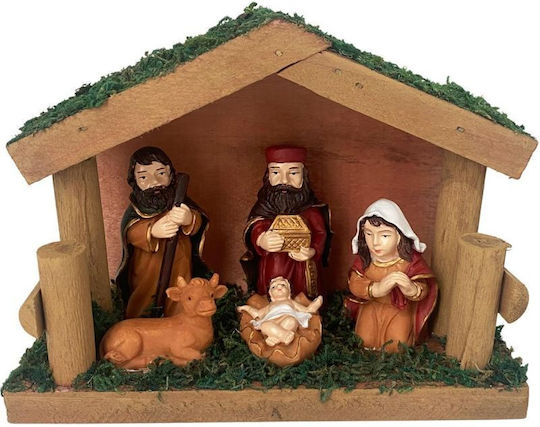 Christmas Nativity Scene 15x6.5x11cm Saska Garden