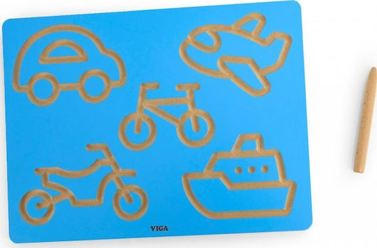Viga Toys Board Εκπαιδευτικό Παιχνίδι από Ξύλο για 3+ Ετών