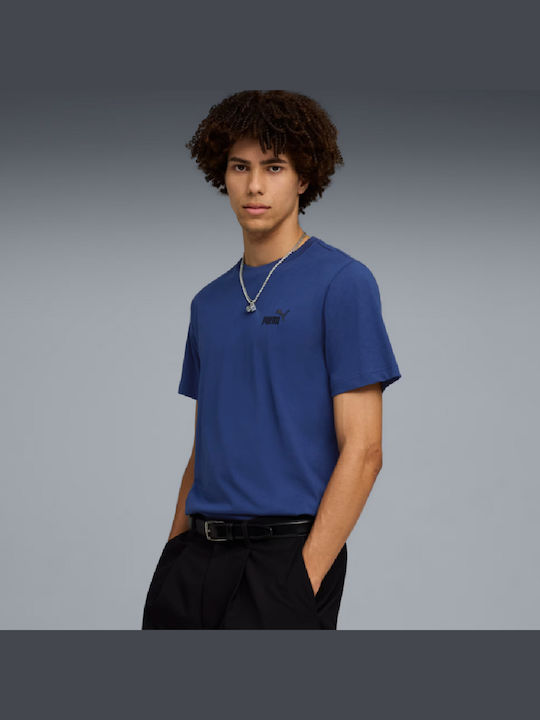 PUMA Logo T-shirt Μπλε