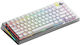 Glorious PC Gaming Race GMMK 3 Pro HE Wireless Hall Effect Gaming Keyboard 75% with Fox HE Switches and RGB Lighting English US Silver