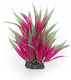 Aqua Natura Plant Decorațiune Acvariu Plantă Artificială Iarbă Roz Închis Plastic 20 Cm
