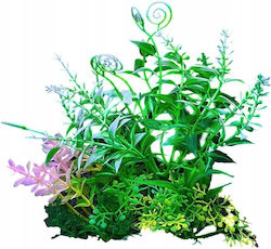 Aqua Natura Pflanze Aquariendekoration Grüne Kunststoff 12 Cm Spiralblätter