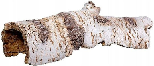 Terra Natura Terrarium Decoration Birch Log Hideout 25cm