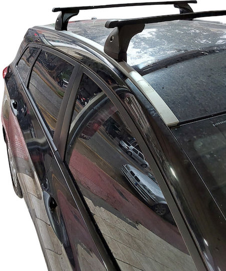 Nordrive Aluminum Car Roof Bars for Hyundai i30 2012-2015 Set with Roof Rack Legs MP.HI30.12