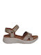 Γυναικεία Σανδάλια Flatforms Καφέ