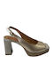 Leather Gold Sandals