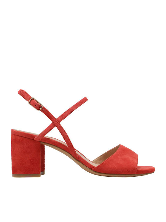 Geox Virnilisa Suede Sandals Pink