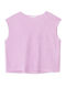 Γυναικείο Crop Top Βαμβακερό Pink