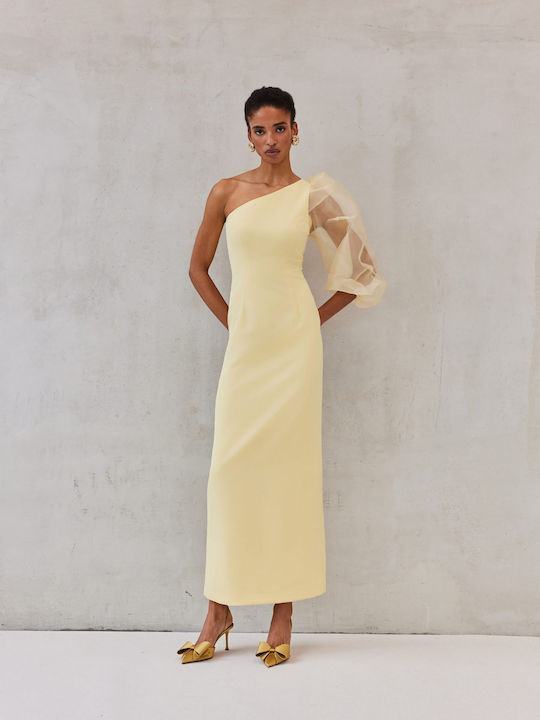 Mix & Match Showroom Evening Dress Yellow