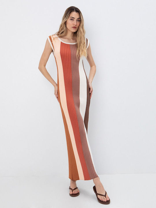 Rochie Midi de Seară Bej