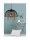 Stewehome Modern Ceiling Pendant Light Efes Black Aged 60 X 20 Cm