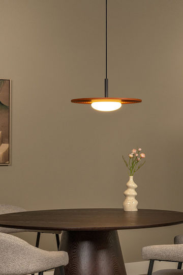 Lucide Lightning Carmino Ceiling Light Orange LED with Warm White Light 38.7x38.7cm