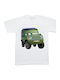 Kinderoberteile T-Shirts Weiß Cars