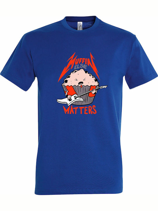 kirikoko Kids Top Royal Blue Metallica Muffin E...