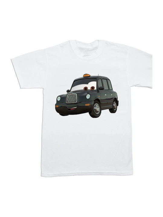 Kinderoberteile T-Shirts Weiß Cars