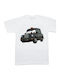 Kinderoberteile T-Shirts Weiß Cars