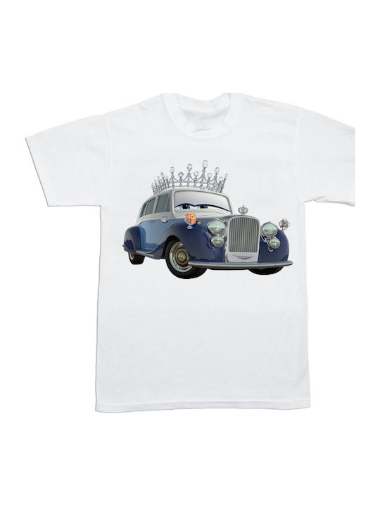 Παιδικό T-shirt Λευκή Cars