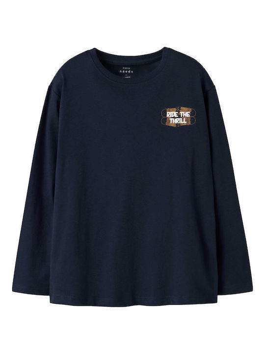 Name It Kids Long-Sleeved Blue Blouse Name
