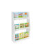 Holz Boden Bücherregal Weiß 60x20x90cm