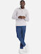 Trousers in Tapered Leg Style Navy