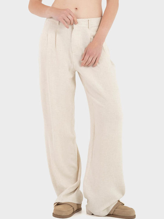 Only Siesta Women's Fabric Trousers in Wide Leg...
