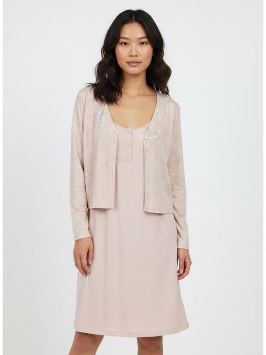 Tress Sommerliches Damen-Schlafanzug-Set Weiches Rosa