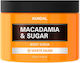 Nourishing Body Scrub Based On Macadamia Oil Natural Sugars Kundal Macadamia & Sugar White Musk 550g
