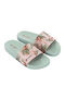 Women's Flip Flops in Green Color